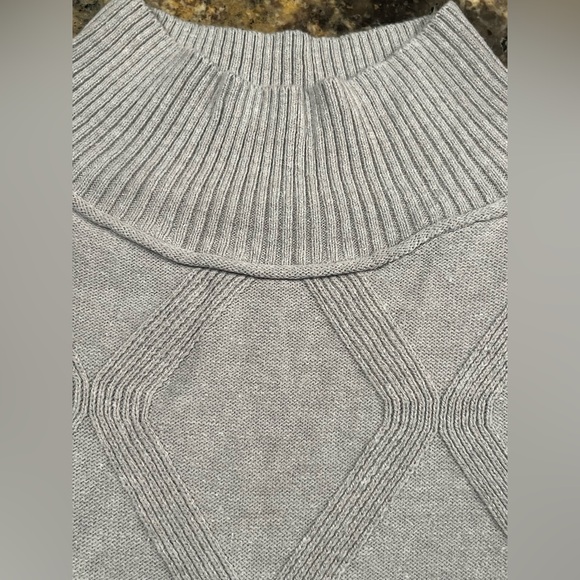 Cozy Mock Neck Relaxed Fit Sweater - Picture 5 of 12